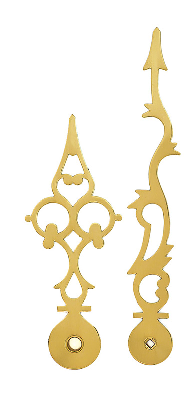 Großuhrzeiger gelb 110/80 mm