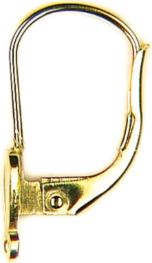 Brisuren mit Faconteil, Lilienform, Öse quer, Doublé Brisuren mit Faconteil, Lilienform, Öse quer, Doublé