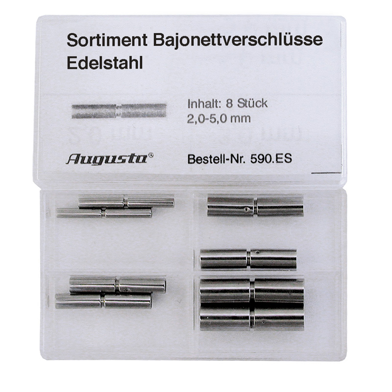 Sortiment Bajonettverschlüsse 2 - 5 mm