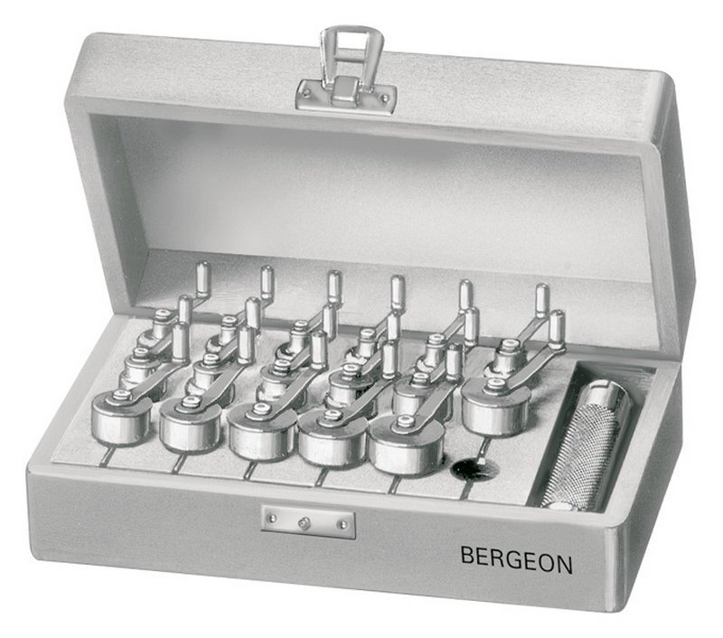 Bergeon Federwinder mit 17 Einsätzen