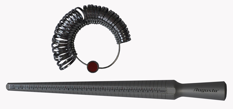 Ringstock und Ringmaß im Set