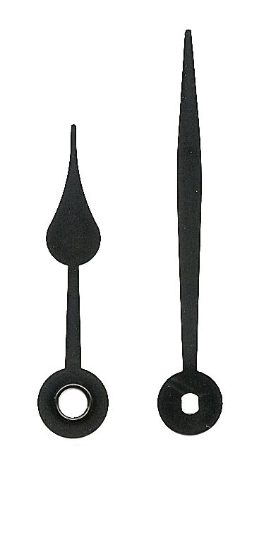 Großuhrzeiger schwarz 62/47 mm