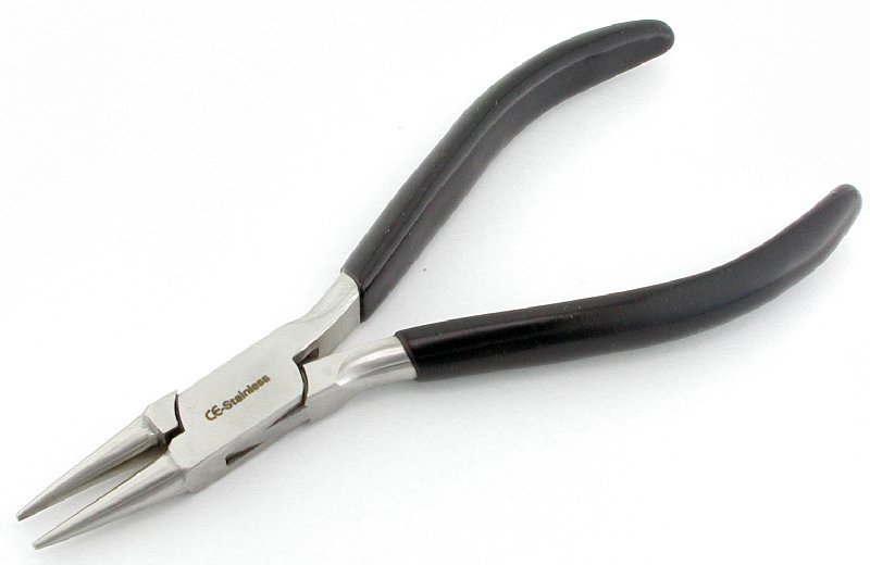 Rundzange Inox poliert 130 mm