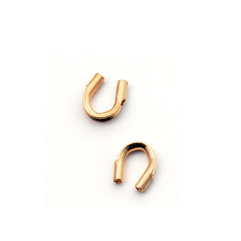 Drahtschutz Silber vergoldet, lose