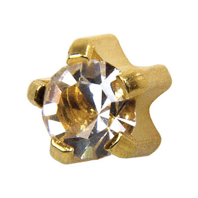 Medico Erstohrstecker vergoldet Medico Erstohrstecker vergoldet