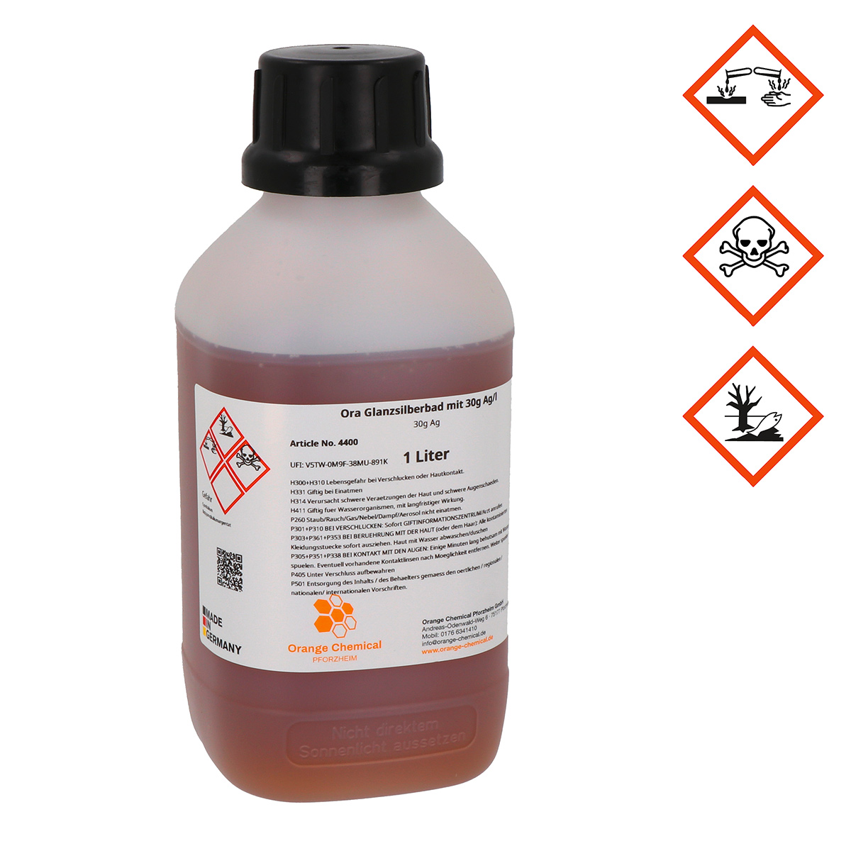 Ora Glanzsilberbad cyanidisch