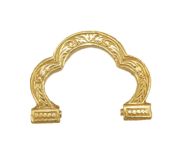 Bügel für Frackuhren vergoldet