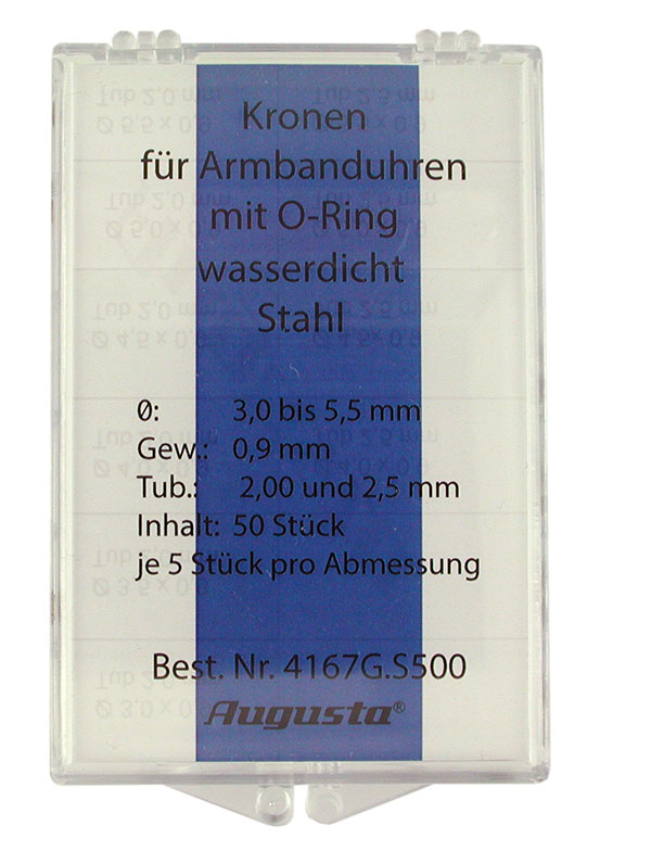 Sortiment Kronen mit O-Ring Stahl Sortiment Kronen mit O-Ring Stahl
