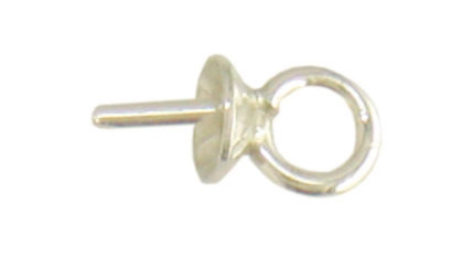 Perlschale 3 mm, Gold 333, lose Perlschale 3 mm, Gold 333, lose