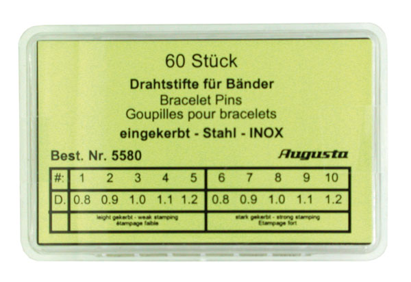 Sortiment Drahtstifte für Bänder Inox Sortiment Drahtstifte für Bänder Inox