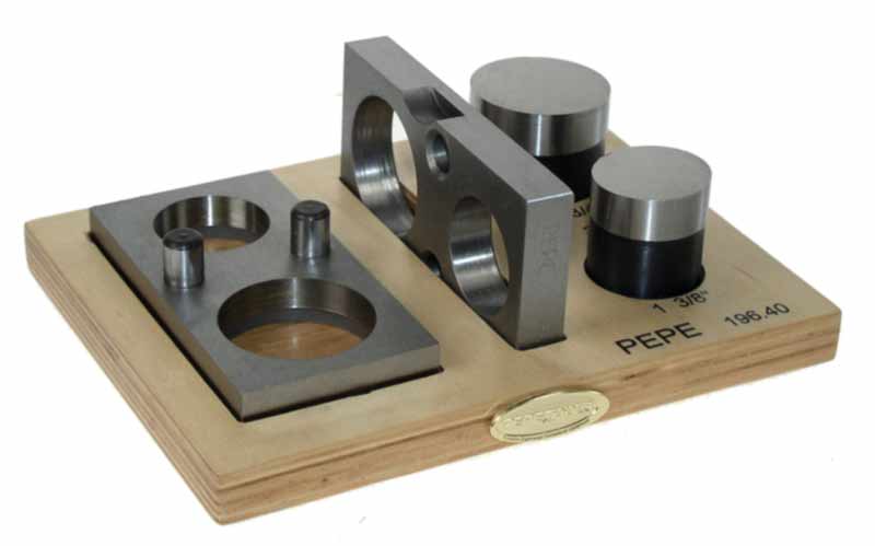 Pepetools Plättchenstanze 34,9 mm und 44,5 mm