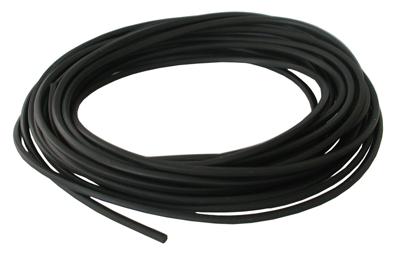 Kautschukband schwarz vierkant