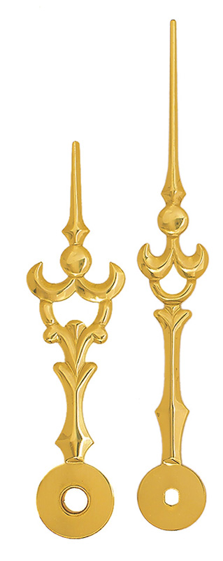 Großuhrzeiger gelb 100/75 mm