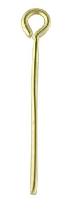 Kettelstift 15 mm mit Öse, Silber