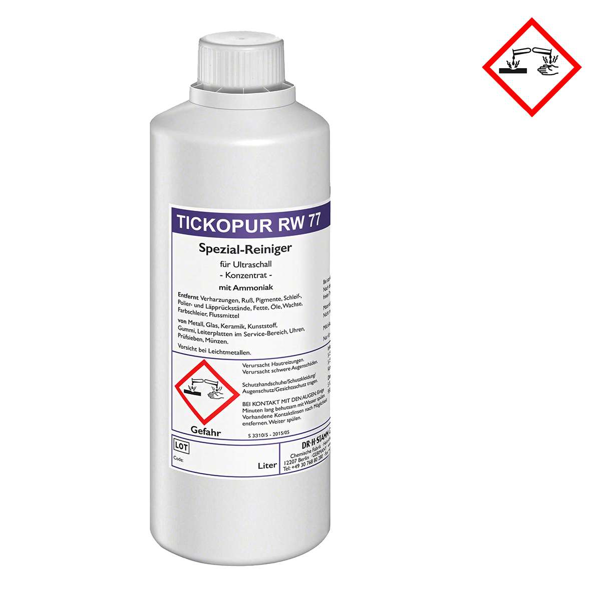 Reinigungslösung Tickopur RW 77