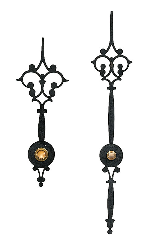 Großuhrzeiger schwarz 65/54 mm Großuhrzeiger schwarz 65/54 mm