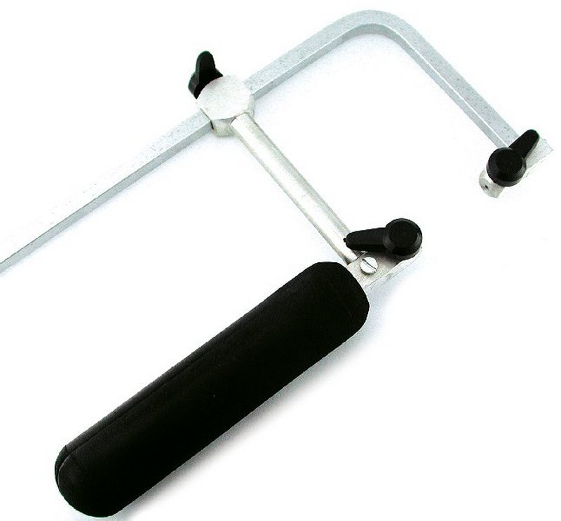 Laubsägebogen Alu 75 mm