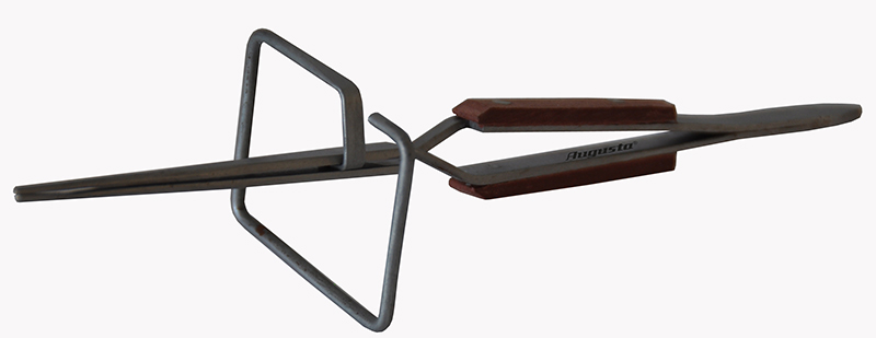 Lötkreuzpinzette gerade mit Stand