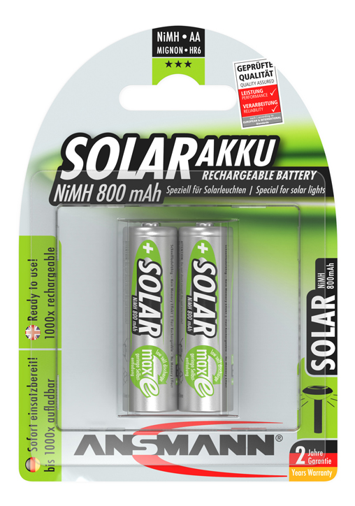 Ansmann Mignon Solar Akku 800 mAh Ansmann Mignon Solar Akku 800 mAh