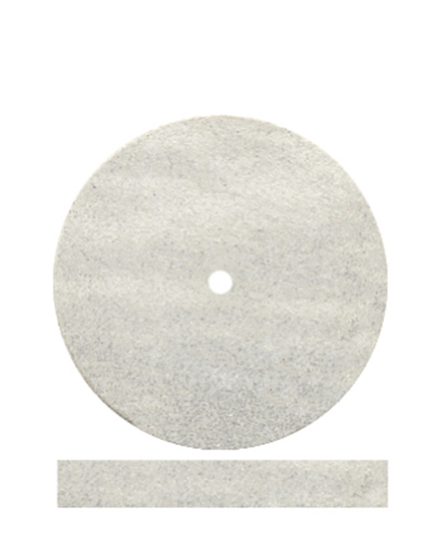 Dedeco Polierrad weiß Ø 22 x 3,1 mm