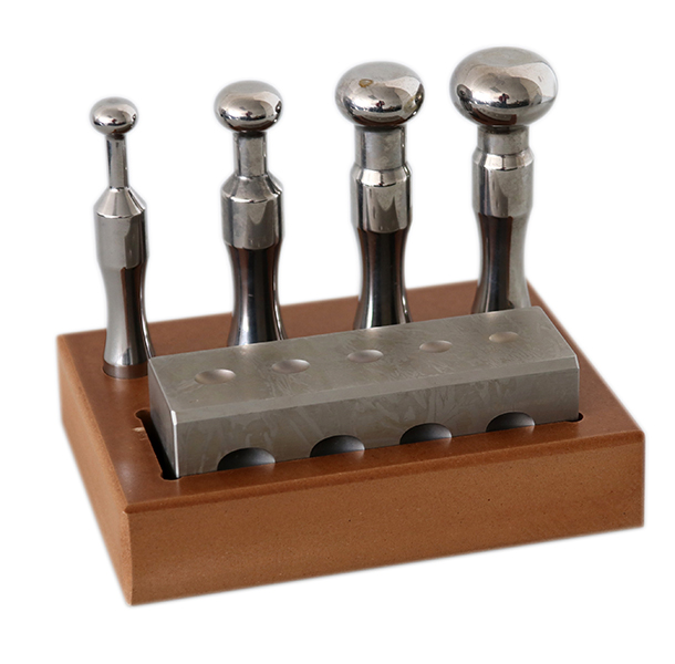 Ankensatz oval mit 4 Punzen