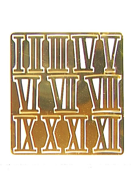 Zahlensatz für Großuhren