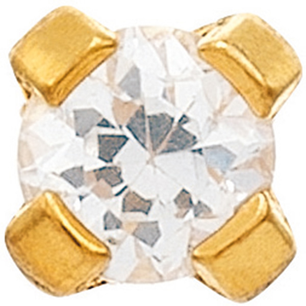 System 75 Erstohrstecker 18 kt Gelbgold System 75 Erstohrstecker 18 kt Gelbgold