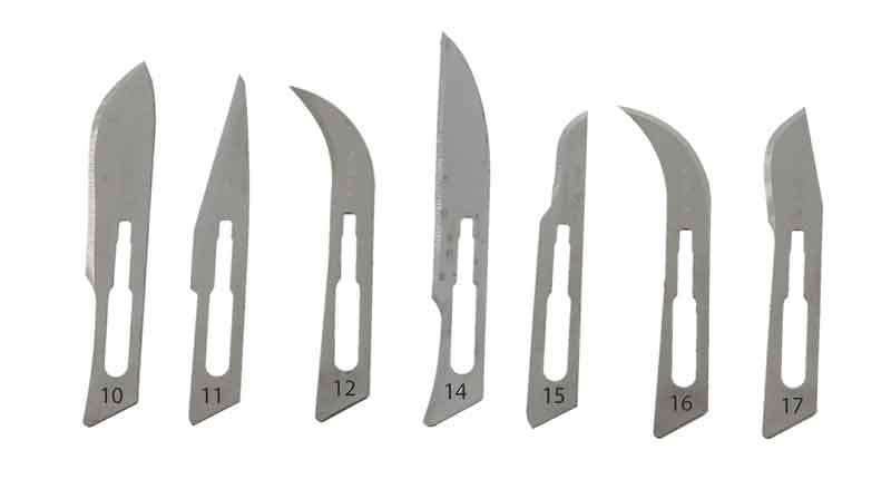 Skalpellklingen Form 15 Skalpellklingen Form 15