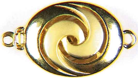 Schmuckschließe Silber vergoldet Schmuckschließe Silber vergoldet