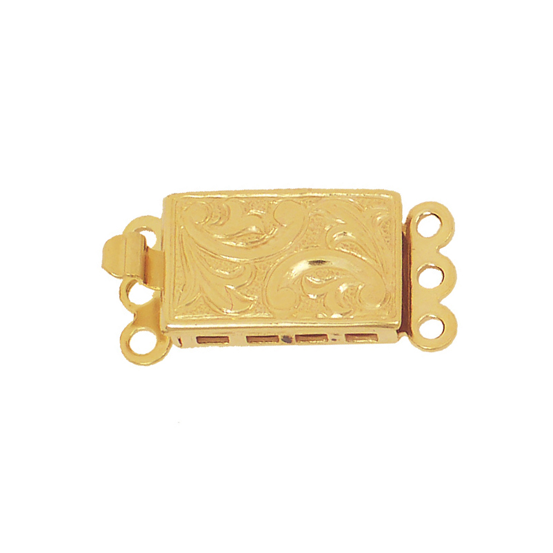 Kastenschlößchen für 3-reihige Ketten Kastenschlößchen für 3-reihige Ketten