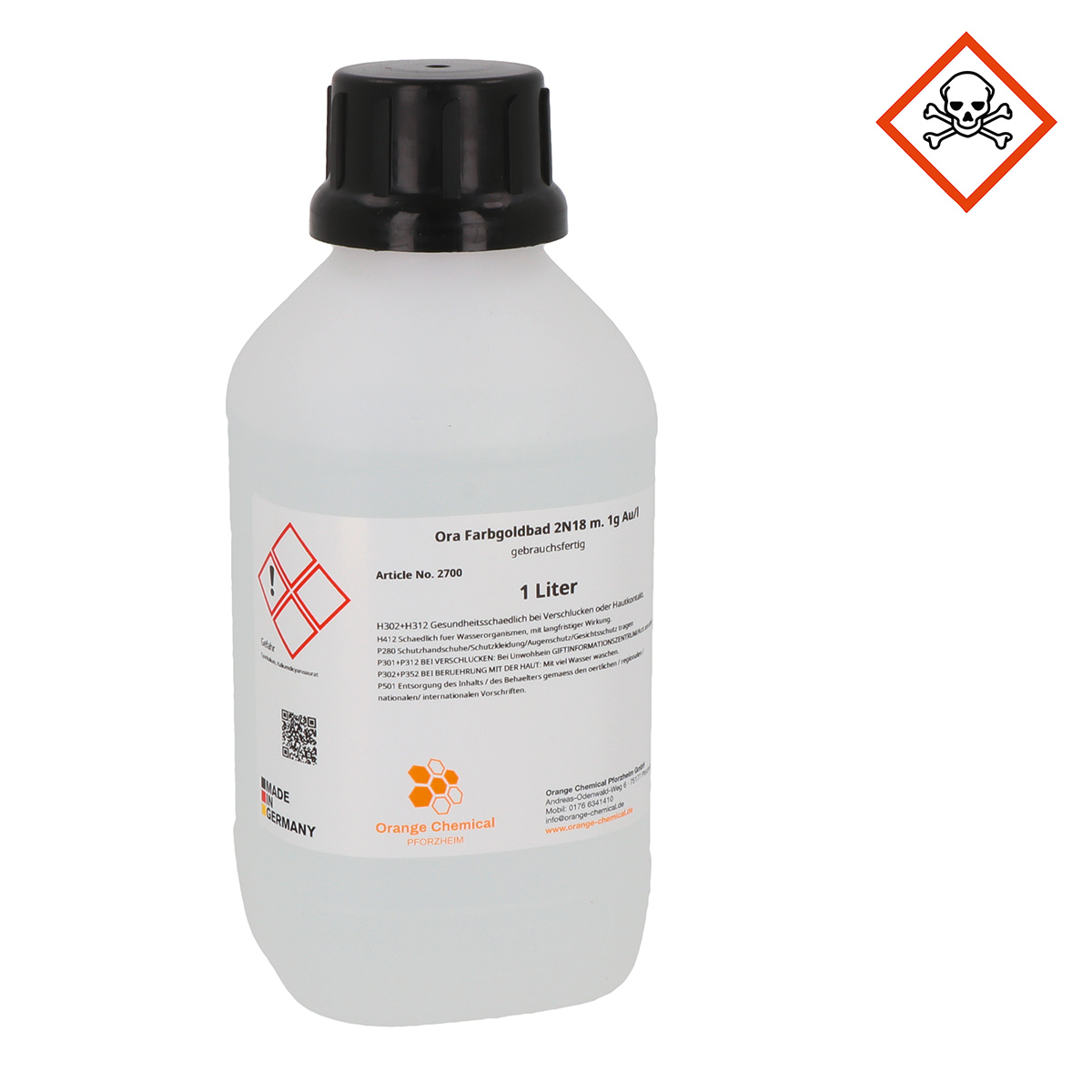 Ora Farbgoldbad 18 kt (1N18)