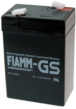 FIAMM Blei-Akku FG 10451 6V, 4500 mAh