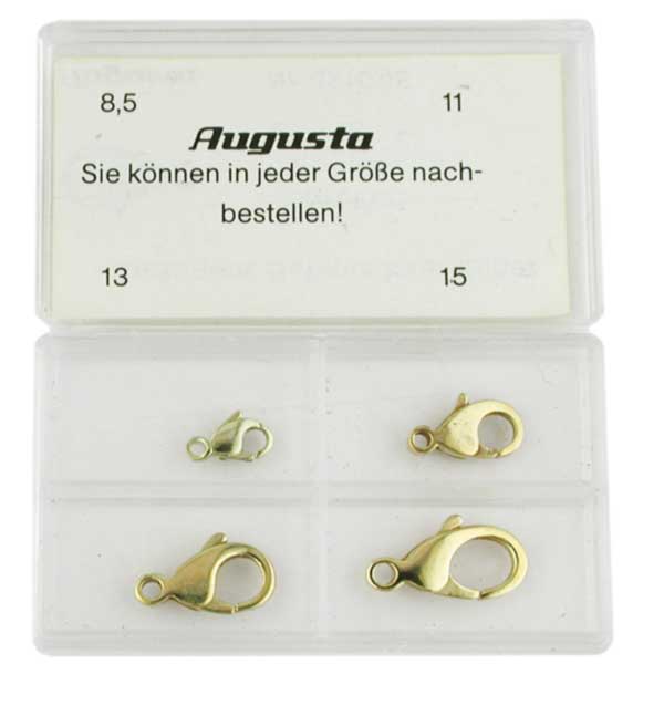 Sortiment Schmuckkarabiner 8,5 - 15 mm