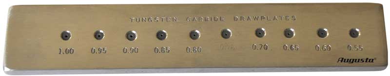 Zieheisen 10 Löcher 0,55 - 1,00 mm