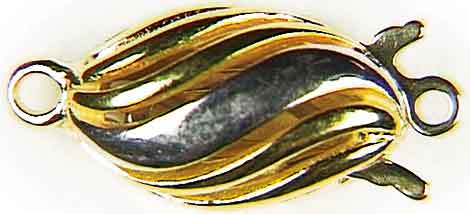 Schmuckschließe Silber bicolor Schmuckschließe Silber bicolor