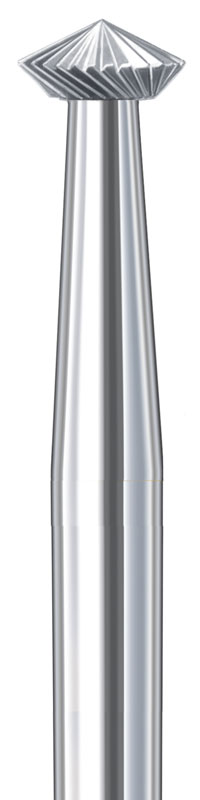 Busch Stahlfräser Form 446, Doppelkegel flach