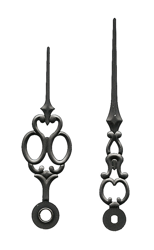 Großuhrzeiger schwarz 87/73 mm Großuhrzeiger schwarz 87/73 mm