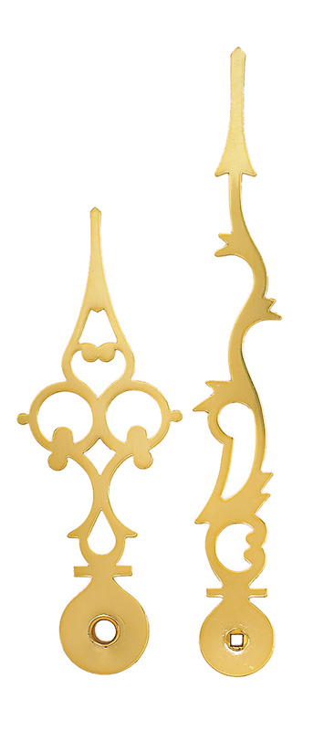 Großuhrzeiger gelb 121/86 mm Großuhrzeiger gelb 121/86 mm