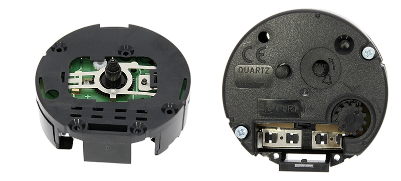 Mini- Quartz Weckerwerk rund 53 mm Mini- Quartz Weckerwerk rund 53 mm