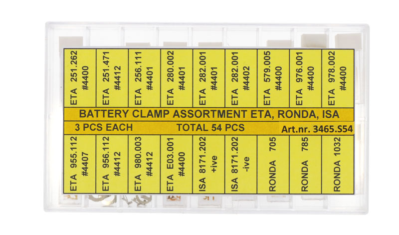 Batterieklammern Sortiment