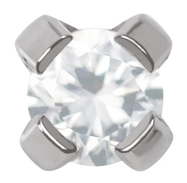 System 75 Erstohrstecker 18 kt Gelbgold