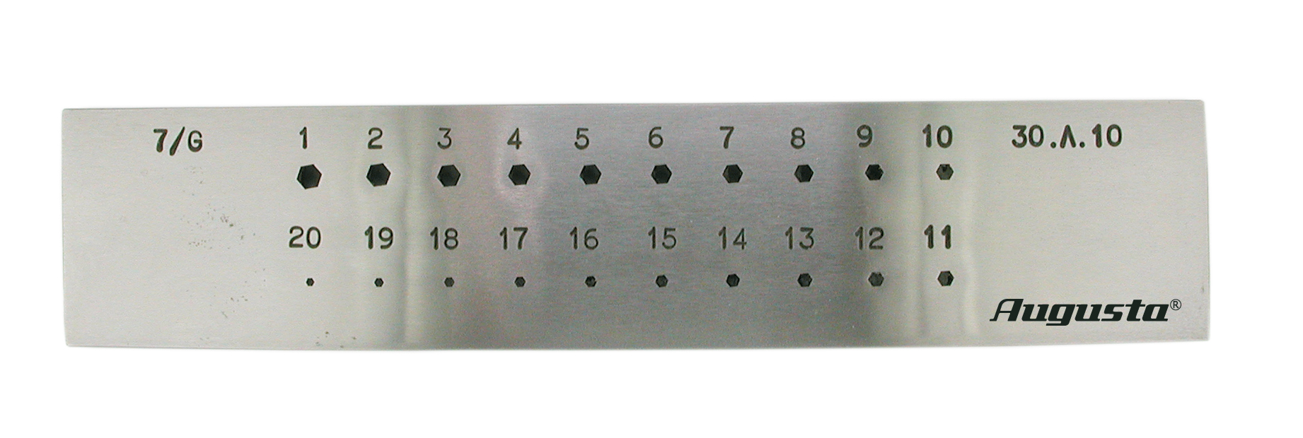 Zieheisen sechseckig Ø 3,0 - 1,0 mm