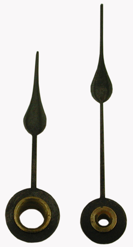 Großuhrzeiger schwarz 38/30 mm Großuhrzeiger schwarz 38/30 mm