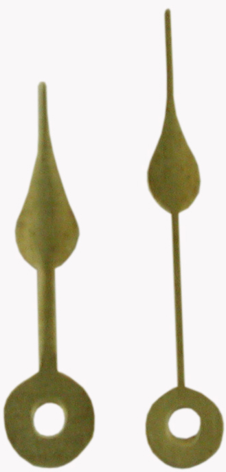 Großuhrzeiger gelb 21/17 mm