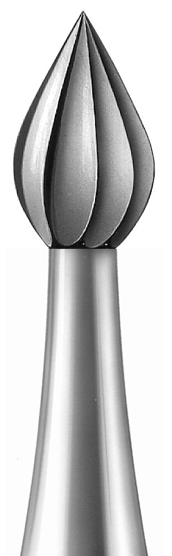 Busch Stahlfräser Form 6, Knospe