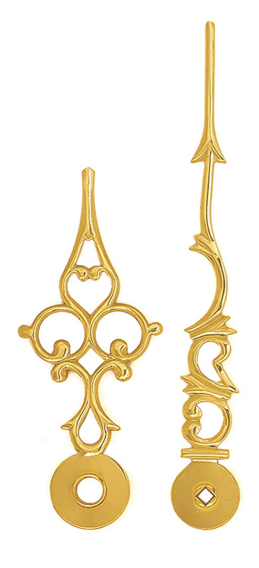 Großuhrzeiger gelb 88/60mm Großuhrzeiger gelb 88/60mm