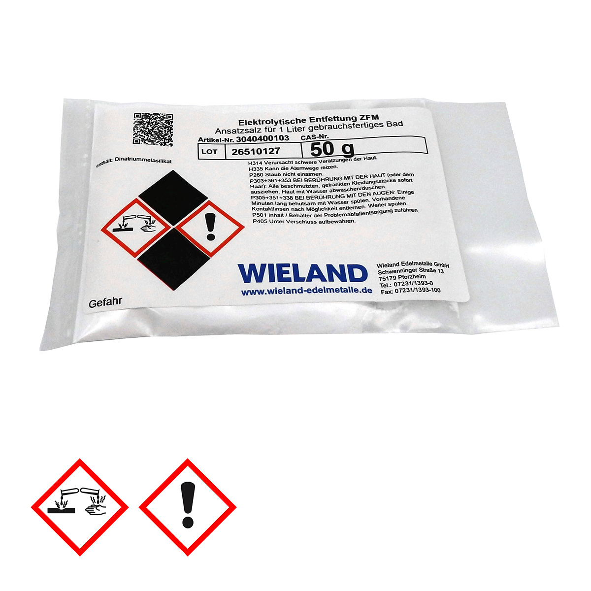 Wilaplat Elektrolytische Entfettung ZFM, 50 g