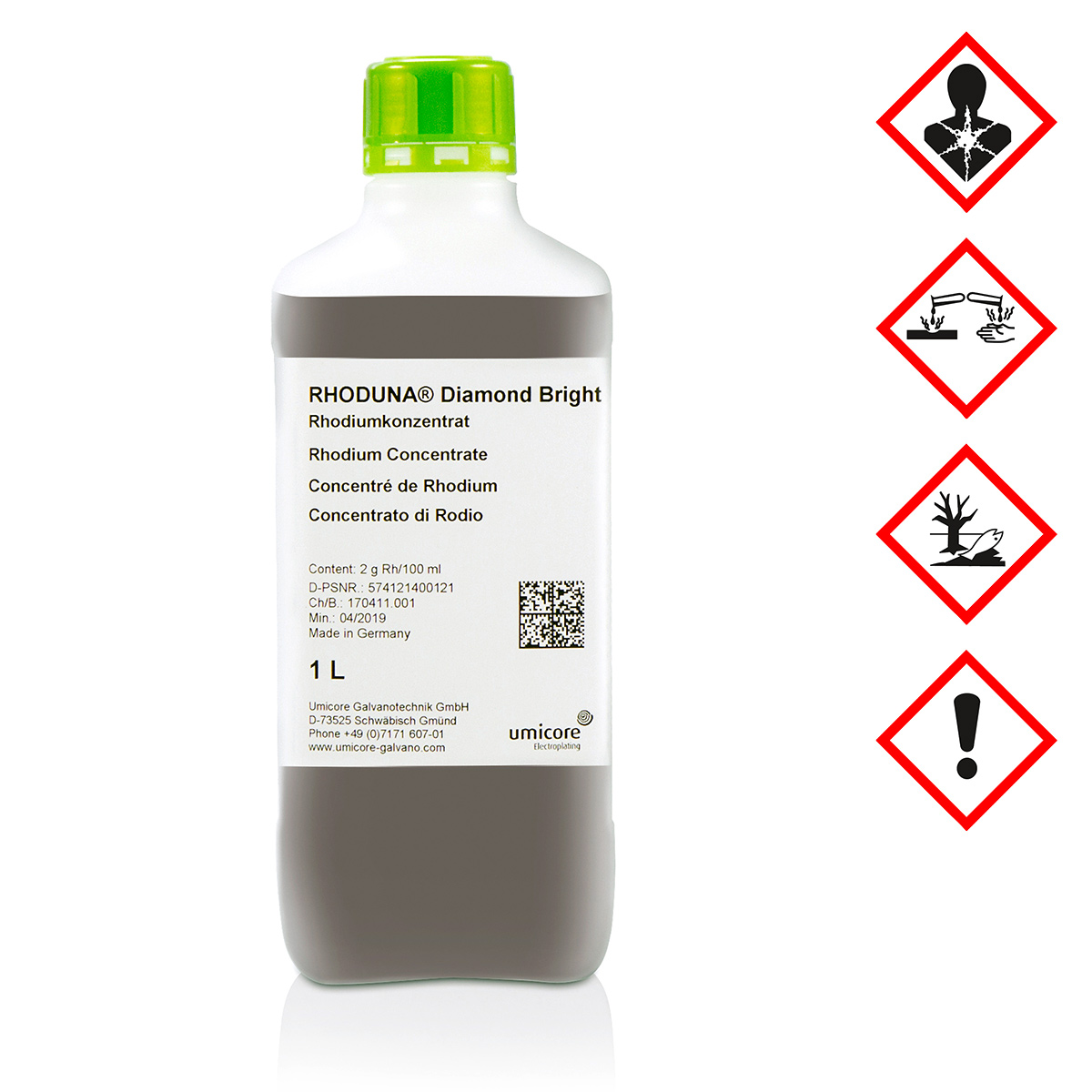 Rhodiumbad Rhoduna Diamond bright