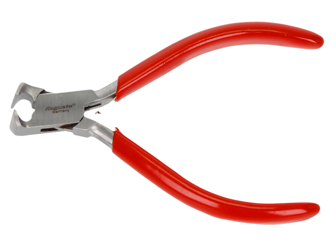 Schräg-Vornschneider Stahl poliert 115 mm