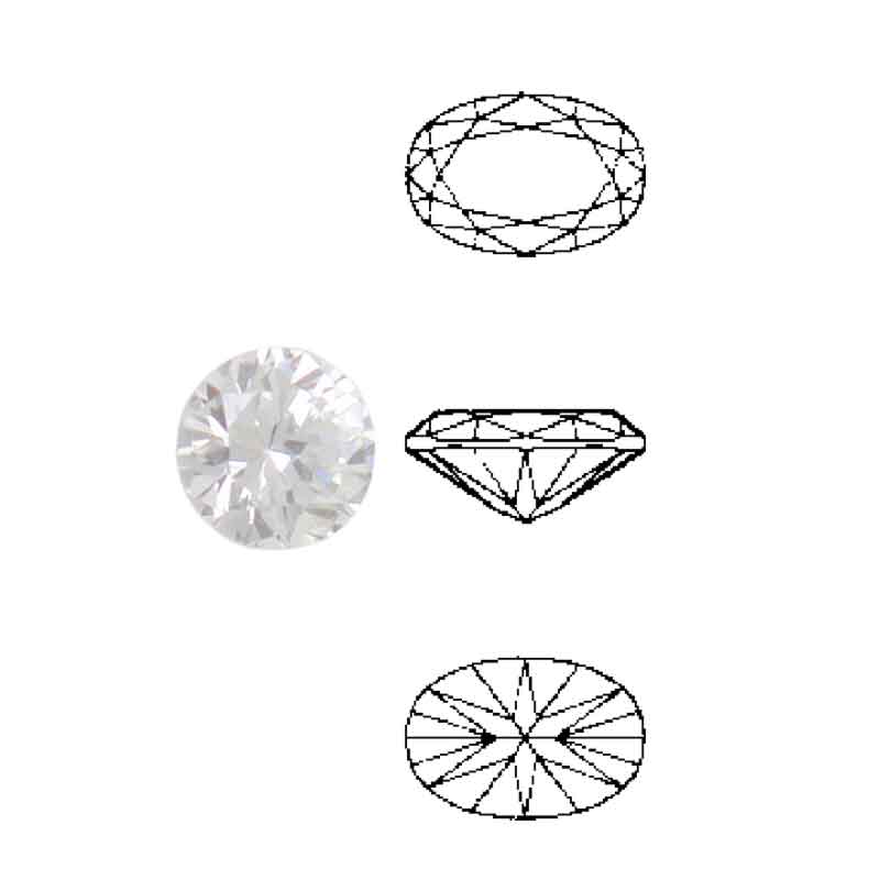 Schmucksteine Cubic Zirkonia oval Schmucksteine Cubic Zirkonia oval